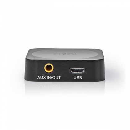 Bluetooth® Zender / Ontvanger | Input: 1x AUX | Output: 1x AUX | SBC | Maximaal 1 Apparaat | Maximale batterijduur: 6 uur | Zwart