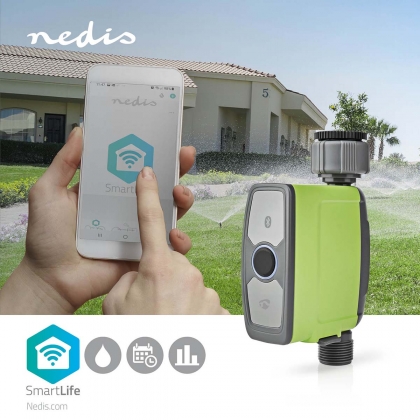 SmartLife Water Control | Bluetooth® | Batterij Gevoed | IP54 | Maximale waterdruk: 8 Bar | Android™ / IOS