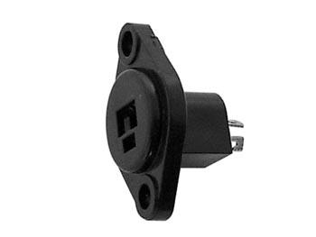 VROUWELIJKE 2P DIN PLUG