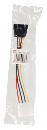 Interne Stroomkabel Molex Male - SATA 15-Pins Female 0.15 m