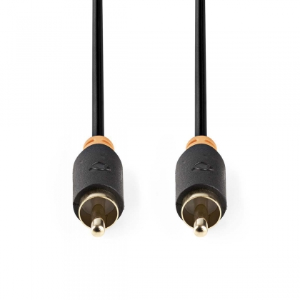 Digitale Audiokabel  RCA male - RCA male 1,0 m Antraciet