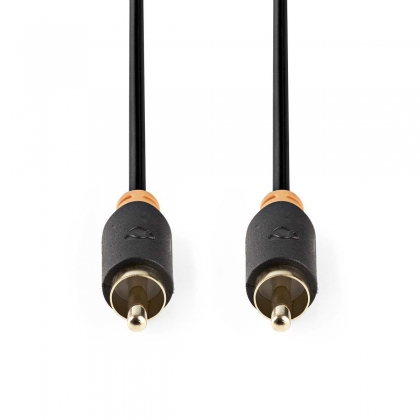 Digitale Audiokabel  RCA male - RCA male 1,0 m Antraciet