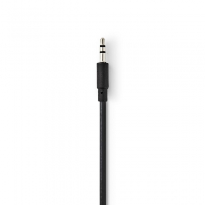 Stereo-Audiokabel | 3,5 mm Male - 3,5 mm Female | 10 m | Zwart