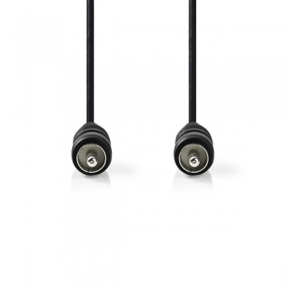 Digitale Audiokabel | RCA Male | RCA Male | Vernikkeld | 2.00 m | Rond | PVC | Zwart | Doos