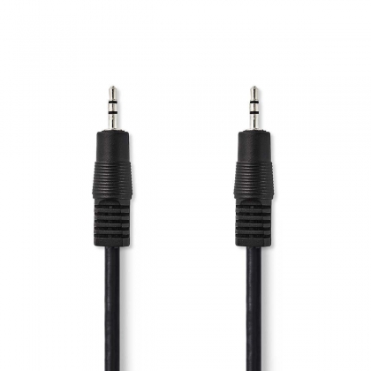 Stereo-Audiokabel | 2,5 mm Male - 2,5 mm Male | 1,0 m | Zwart