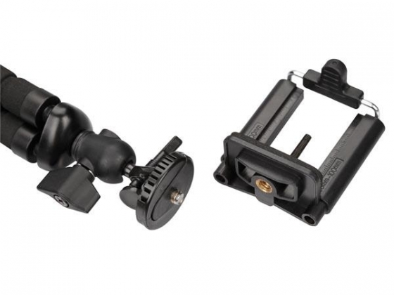 SET MET FLEXIBEL STATIEF EN SMARTPHONEHOUDER