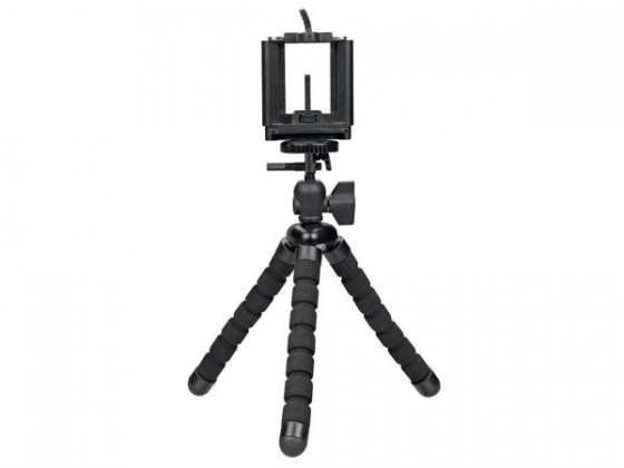 SET MET FLEXIBEL STATIEF EN SMARTPHONEHOUDER