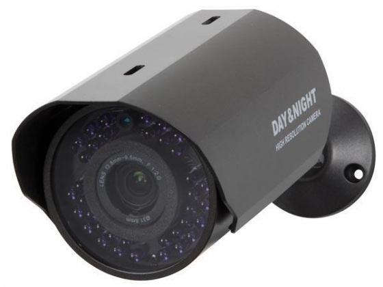 1/3" HR CAMERA MET VARIFOCALLENS EN 36 IR LEDS
