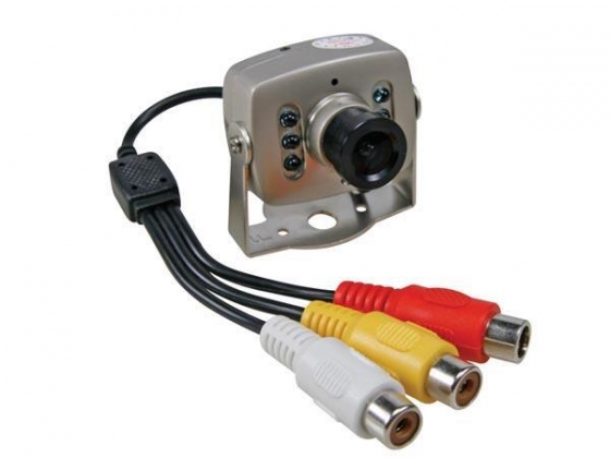 MINI CMOS KLEURENCAMERA MET AUDIO IN METALEN BEHUIZING 