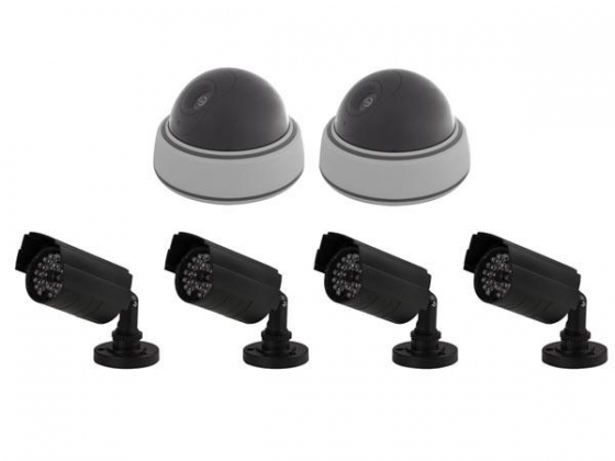 NEPCAMERA-SET - 2 DOME EN 4 BULLET CAMERA'S