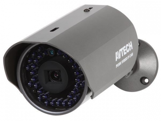 IP-CAMERA - GEBRUIK BUITENSHUIS - CILINDRISCH - IR - EAGLE EYES - PUSH VIDEO - 1.3 MP