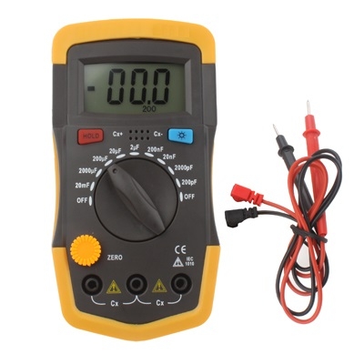 DIGITALE CAPACITEITSMETER MET LCD DISPLAY