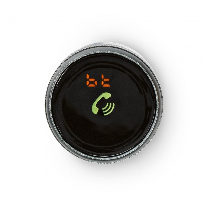 FM-Audiotransmitter voor Auto | Gefixeerd | Handsfree bellen | 0.7 " | LED-Scherm | Bluetooth® | 5.0 V DC / 1.0 A / 5.0 V DC / 2.4 A | Grijs / Zwart