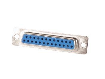 VROUWELIJKE 25P SUB-D CONNECTOR - CHASSISMONTAGE