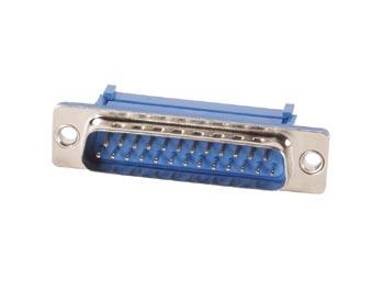 MANNELIJKE 25P SUB-D CONNECTOR VOOR PLATTE KABEL