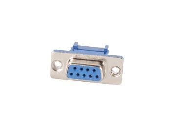 VROUWELIJKE 9P SUB-D CONNECTOR VOOR PLATTE KABEL