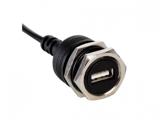 VROUWELIJK USB-CHASSISDEEL VOOR VOEDING MET 30CM KABEL