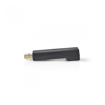 DisplayPort-Adapter | DisplayPort Male | HDMI™ Female | 4K@30Hz | Verguld | Recht | Rond | ABS | ABS | Antraciet | Doos