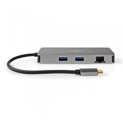 USB Multi-Port Docking Station | USB 3.2 Gen 1 | USB-C™ Male | Micro SD / RJ45 Female / SD / USB-C™ Female / 2x HDMI™ / 2x USB-A Female