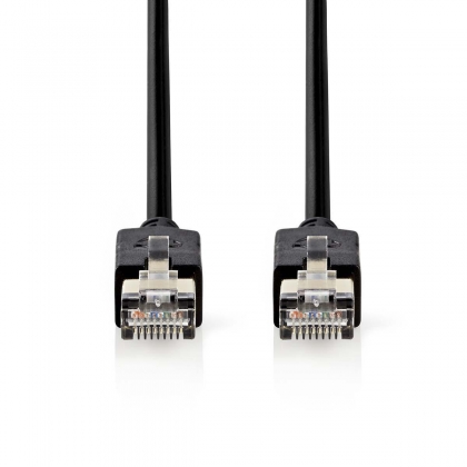 CAT6 Netwerkkabel | RJ45 Male | RJ45 Male | F/UTP | 10.0 m | Rond | LSZH / PVC | Antraciet | Window Box