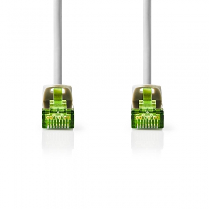 CAT7 Netwerkkabel | S/FTP | RJ45 Male | RJ45 Male | 10.0 m | Snagless | Rond | LSZH | Grijs | Doos