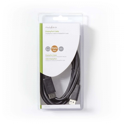 3,0 m | DisplayPort 1.2-Kabel | DisplayPort Male - DisplayPort Male | Zwart