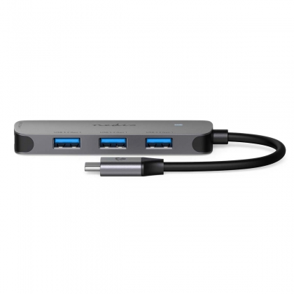 USB-Hub | 1x USB-C™ | 4x USB A Female | 4-Poorts poort(en) | USB 3.2 Gen 1 | USB Gevoed | 5 Gbps