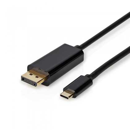 USB-C™ Adapter | USB 3.2 Gen 1 | USB-C™ Male | DisplayPort Male | 4K@60Hz | 2.00 m | Verguld