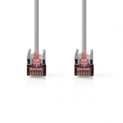 CAT6 Netwerkkabel | RJ45 Male | RJ45 Male | S/FTP | 30.0 m | Rond | LSZH | Grijs | Doos