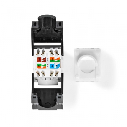 Keystone | CAT6a | RJ45 Female | U/UTP | ABS | Doos