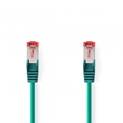 CAT6 Netwerkkabel | RJ45 Male | RJ45 Male | S/FTP | 15.0 m | Rond | LSZH | Groen | Label