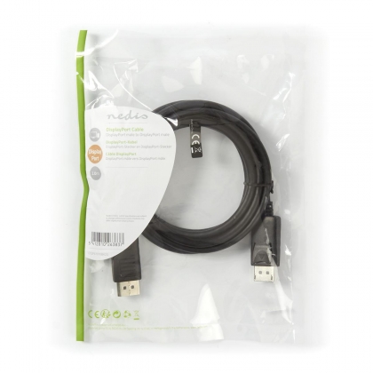 DisplayPort-kabel | DisplayPort male - DisplayPort male | 2,0 m | Zwart
