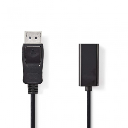 Adapter DisplayPort male - HDMI™-female | 0,2 m | Zwart
