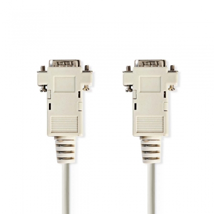 VGA-Kabel | VGA Male | VGA Male | Vernikkeld | Maximale resolutie: 1024x768 | 2.00 m | Rond | ABS | Ivoor | Envelop