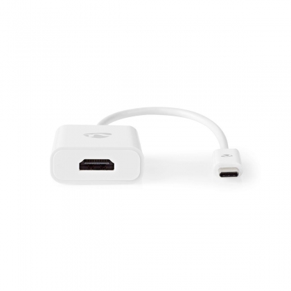 USB-C™-Adapterkabel | USB-C™ Male - HDMI™ Female | 0,2 m | Wit