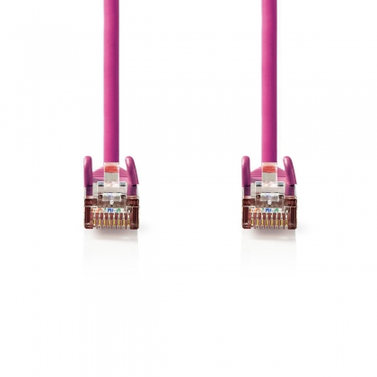 CAT5e SF/UTP-Netwerkkabel | RJ45 Male - RJ45 Male | 20 m | Roze