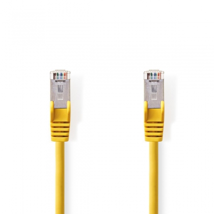 CAT5e Netwerkkabel | SF/UTP | RJ45 Male | RJ45 Male | 20.0 m | Rond | PVC | Geel | Polybag