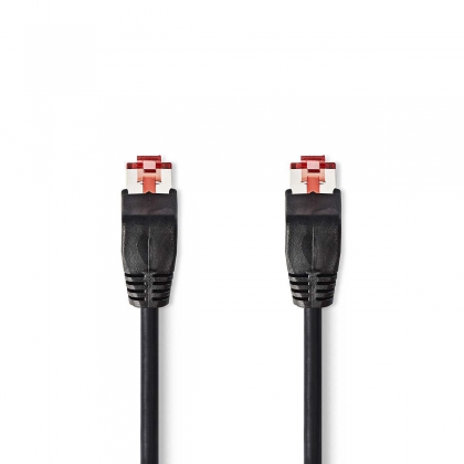 CAT6 Netwerkkabel | RJ45 Male | RJ45 Male | U/UTP | 10.0 m | Rond | PVC | Zwart | Envelop