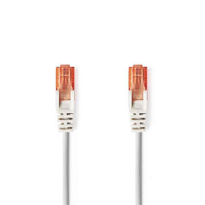 CAT6 Netwerkkabel | RJ45 Male | RJ45 Male | U/UTP | 3.00 m | Rond | PVC | Grijs | Polybag
