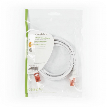 CAT6-kabel | RJ45 (8P8C) Male | RJ45 (8P8C) Male | UTP | 2.00 m | Wit