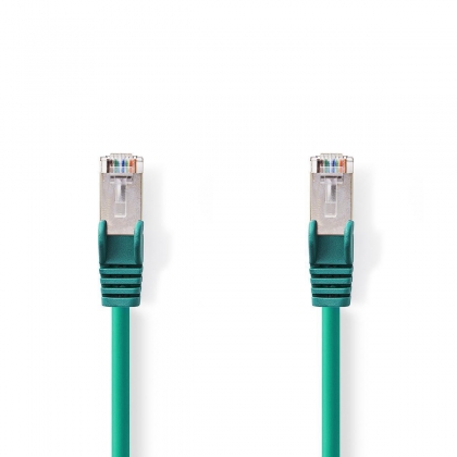 CAT6 Netwerkkabel | RJ45 Male | RJ45 Male | S/FTP | 3.00 m | Rond | LSZH | Groen | Envelop