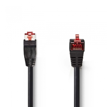 CAT6-kabel | RJ45 Male | RJ45 Male | SF/UTP | 0.50 m | Rond | LSZH / PVC | Zwart | Polybag