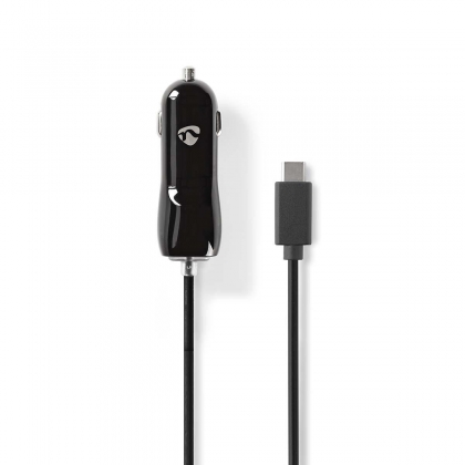 Autolader | 18 W | 1x 3.0 A | Outputs: 1 | USB-C Kabel | 1.00 m | Single Voltage Output