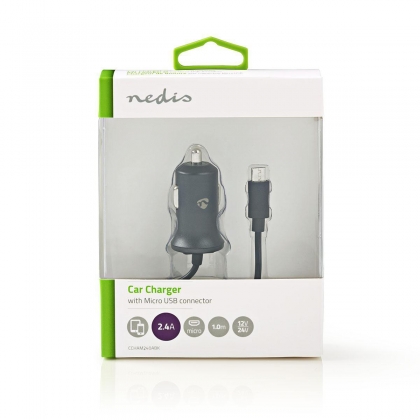 Autolader | 12 W | 1x 2.4 A | Outputs: 1 | Micro-USB | 1.00 m | Single Voltage Output