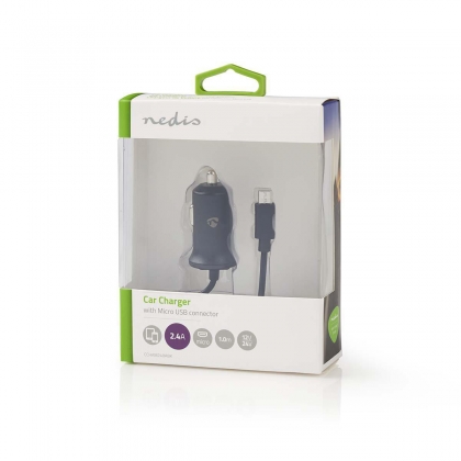 Autolader | 12 W | 1x 2.4 A | Outputs: 1 | Micro-USB | 1.00 m | Single Voltage Output