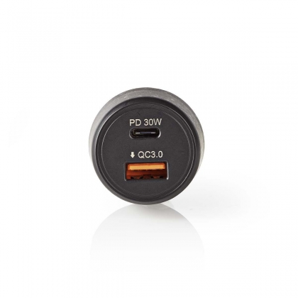 Autolader | 48 W | 2x 3.0 A | Outputs: 2 | Poorttype: USB-A / USB-C™ | | Automatische Voltage Selectie