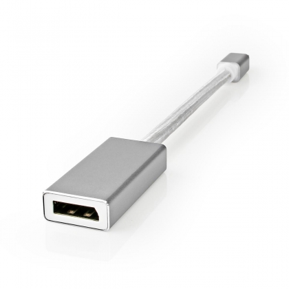 Mini-DisplayPort Male | DisplayPort Female | 21.6 Gbps | Verguld | 0.20m