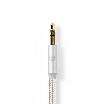 Lightning-Adapter | Apple Lightning 8-Pins | 3,5 mm Male | Verguld | 1.00 m | Rond | Nylon