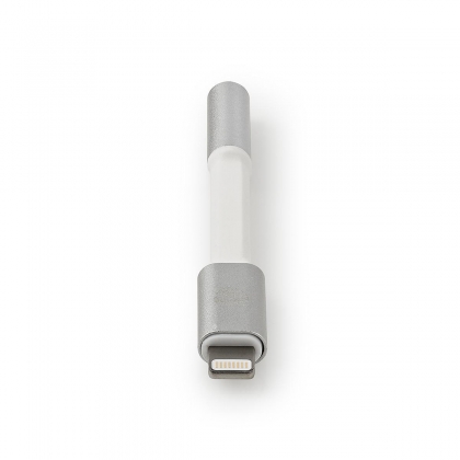 Lightning-Adapter | Apple Lightning 8-Pins | 3,5 mm Female | Verguld | 0.15 m | Rond | Aluminium