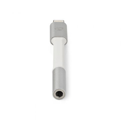 Lightning-Adapter | Apple Lightning 8-Pins | 3,5 mm Female | Verguld | 0.15 m | Rond | Aluminium